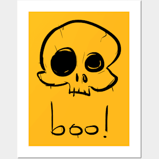 Inktober 18 - 30 Boo Posters and Art